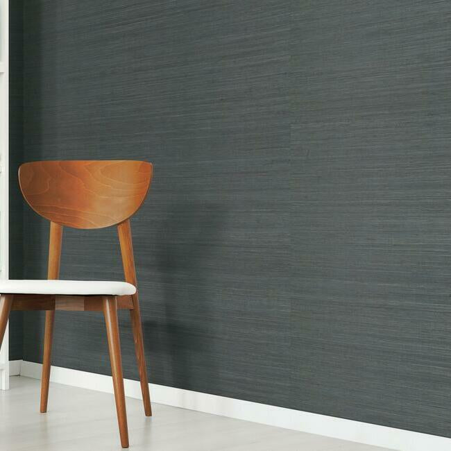 Magnolia Home Multi Grass Wallpaper - Golden Charcoal