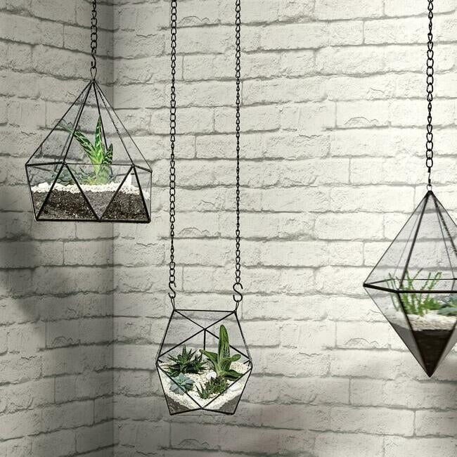 Magnolia Home Brick-and-Mortar Wallpaper - Cool White