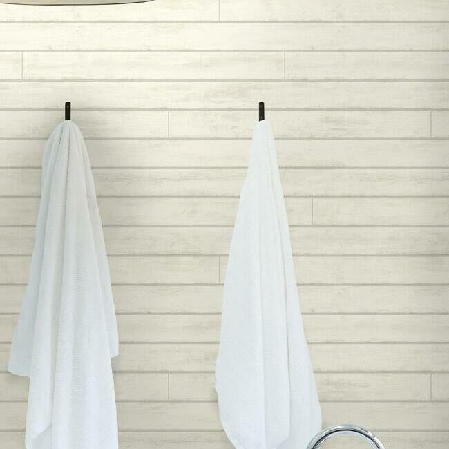 Magnolia Home Skinnylap Wallpaper - Cool White