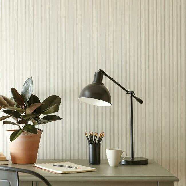 Magnolia Home French Ticking Wallpaper - Cream
