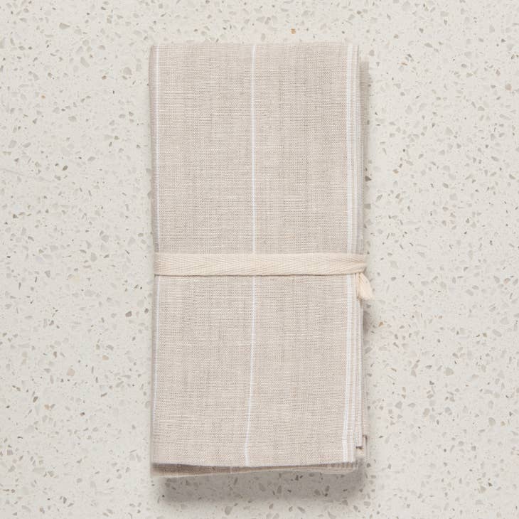 Linen Napkin Set - White Maison