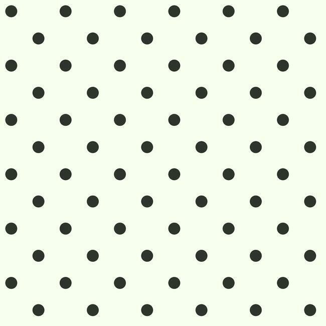 Magnolia Home Dots on Dots Wallpaper - Black and White