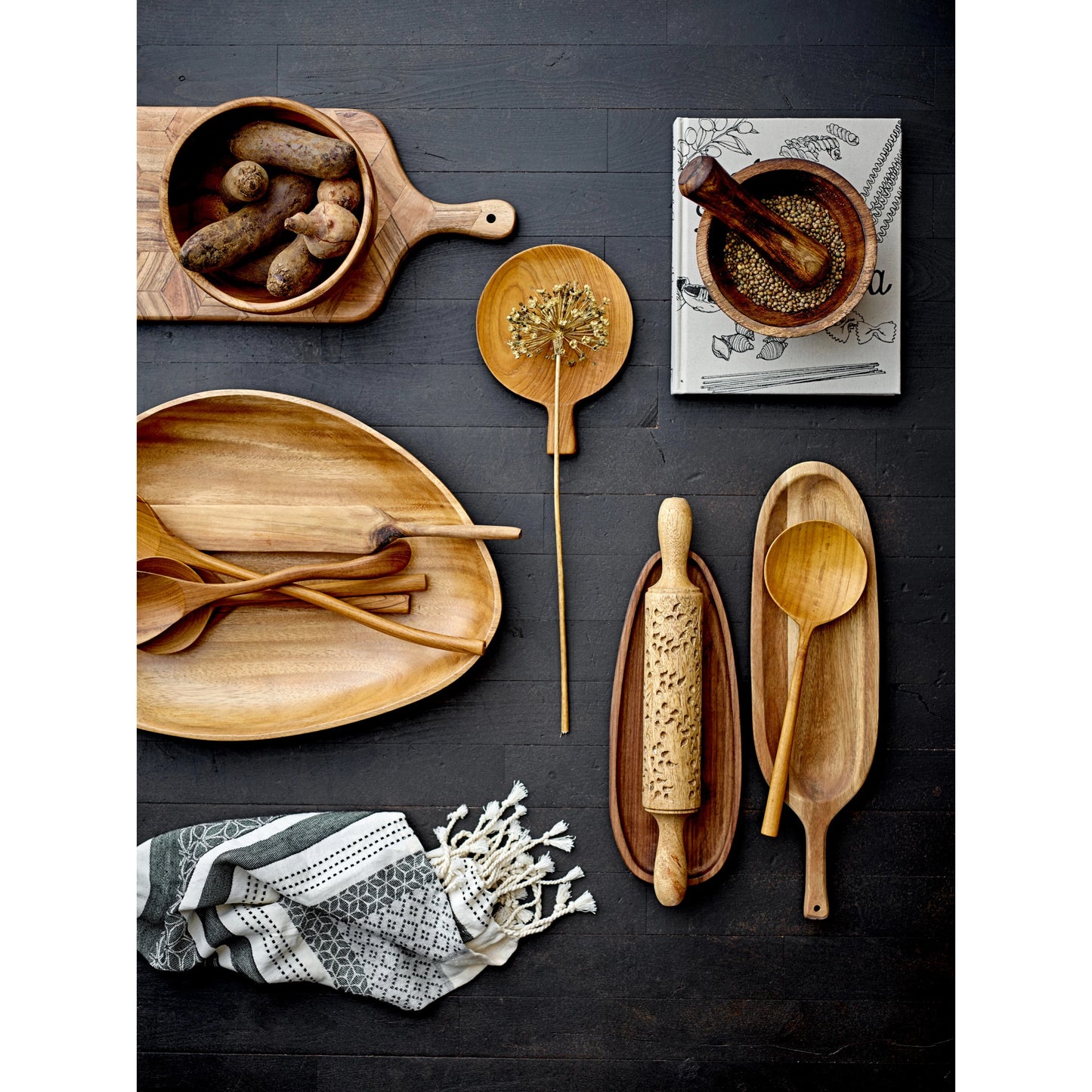 Hand Carved Rolling Pin