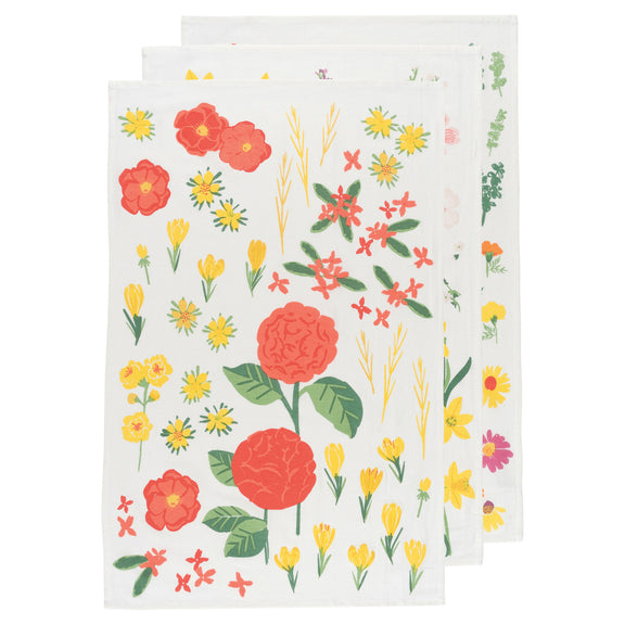 Bakers Floursack Set - Flowers of the Month