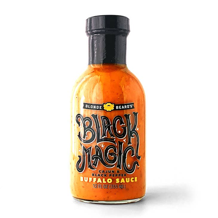 Black Magic Buffalo Sauce W/ Cajun Spices & Black Pepper