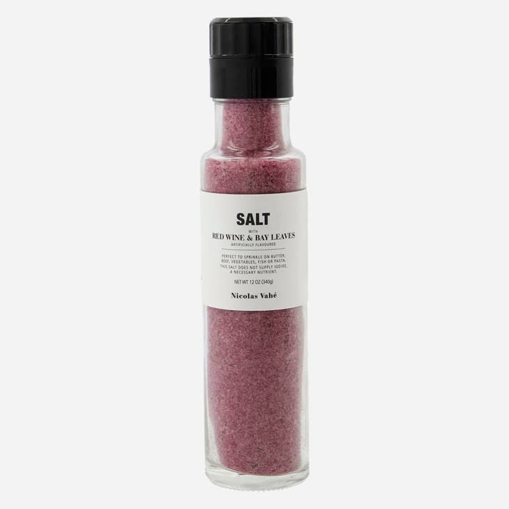 Red Wine and Bay Leaves Salt