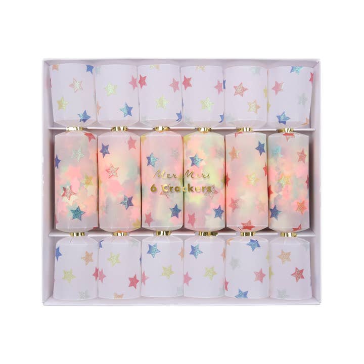 Multicolour Star Confetti Small Crackers