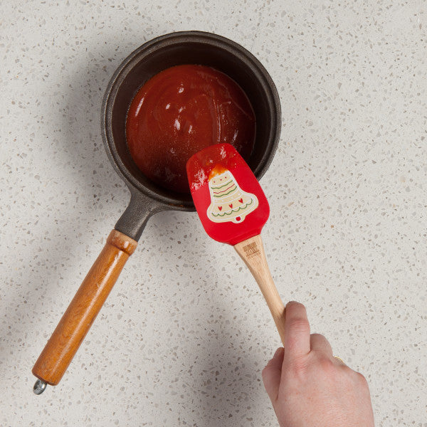 Silicone Spoonula - Christmas Cookies