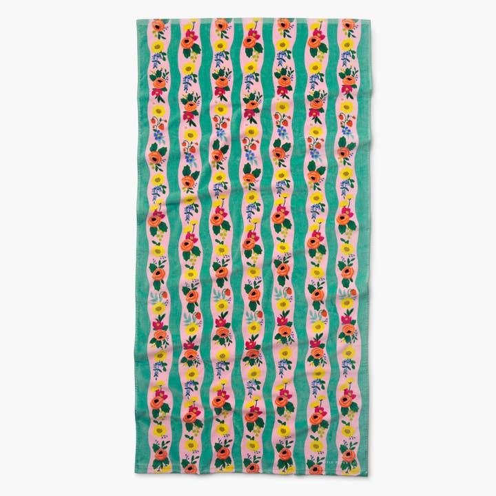 Rifle Paper Co Beach Towel - Climbing Roses