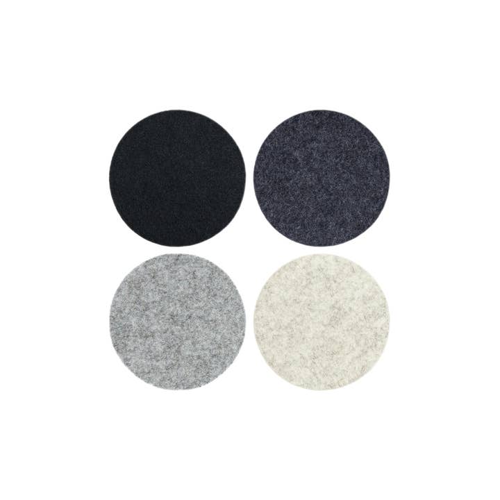Graf Round Coaster Pack - Noir