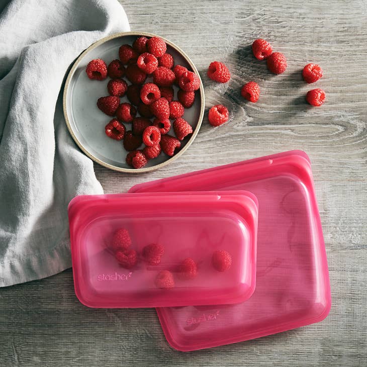 Stasher Snack Bag - Raspberry