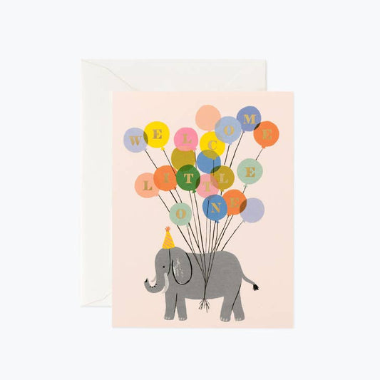 Rifle Paper Co Card - Welcome Elephant