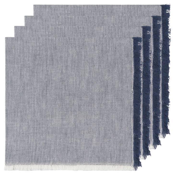 Napkin Set - Midnight Chambray