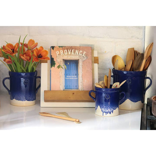 Blue Handthrown Crock - Small