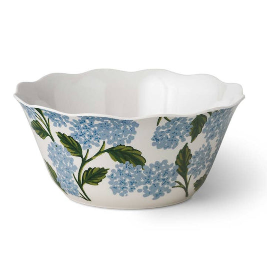 Rifle Paper Co Melamine Serving Bowl - Hydrangea