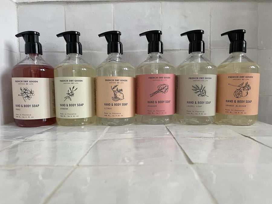 French Dry Goods Liquid Hand & Body Soap - Rhubarb
