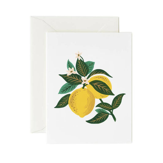 Rifle Paper Co Card - Lemon Blossom