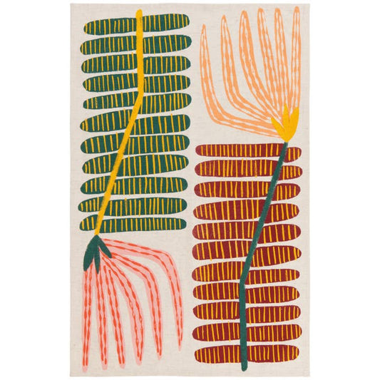 Venus White Tea Towel