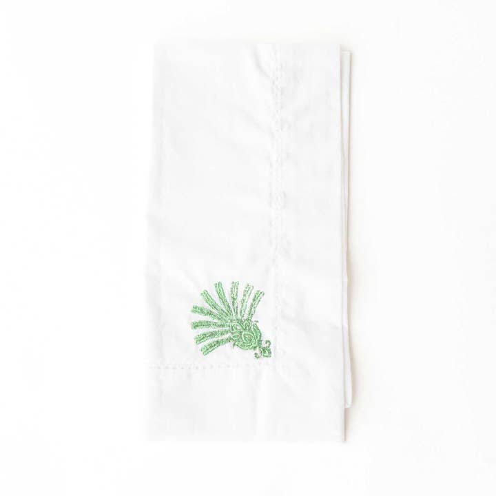 Embroidered Napkin - Deco Palm