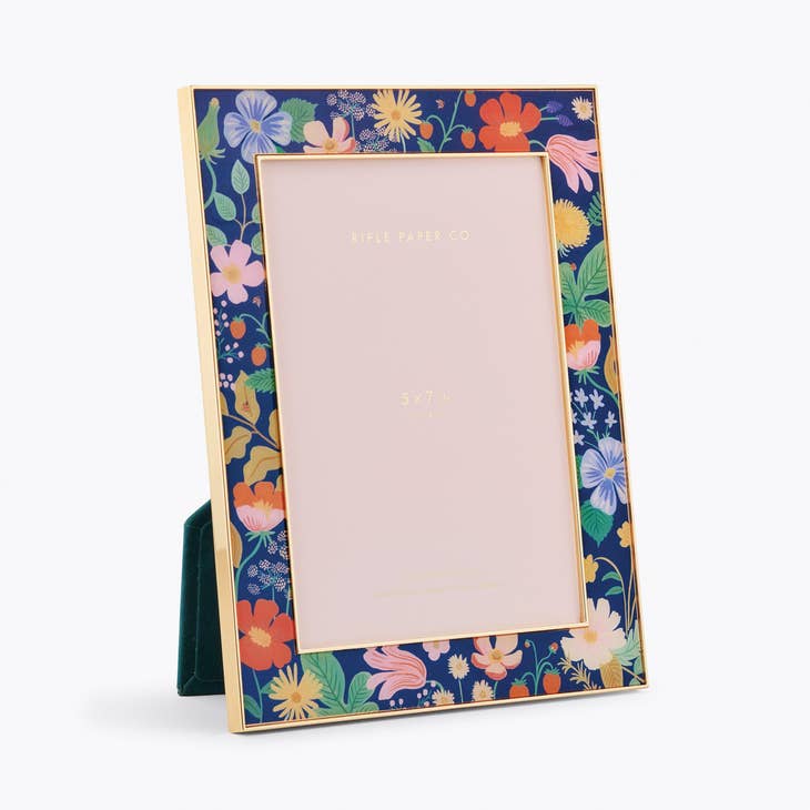 Rifle Paper Co 5x7 Picture Frame - Strawberry Fields