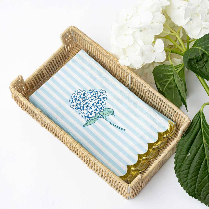 Guest Towels - Hydrangea Stem