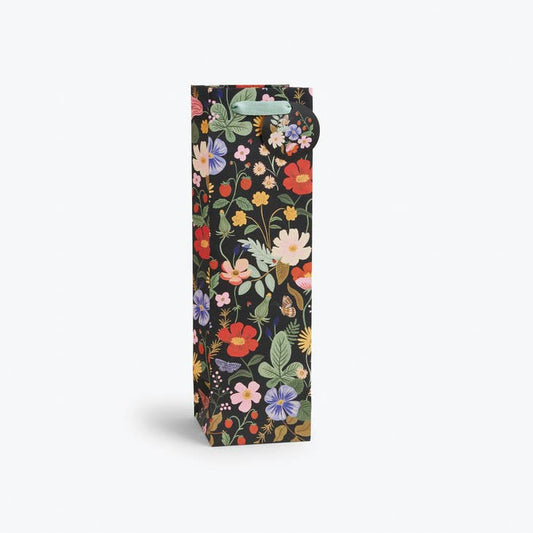 Rifle Paper Co Wine Gift Bag - Strawberry Fields