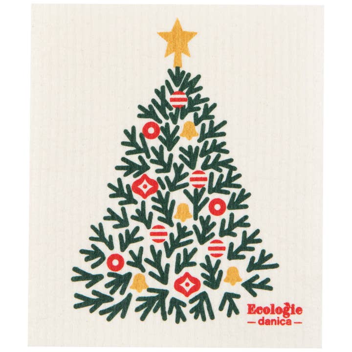 Swedish Dishcloth - Festive Fir
