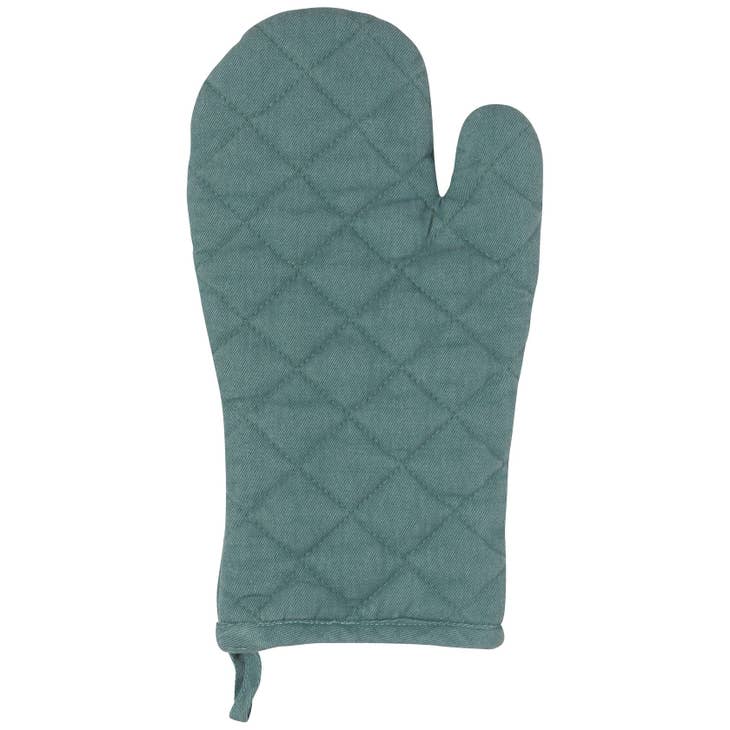 Pot Holder Oven Mitt Set - Lagoon