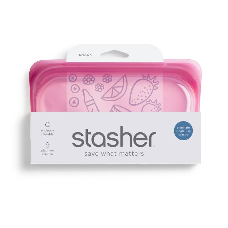 Stasher Snack Bag - Hibiscus