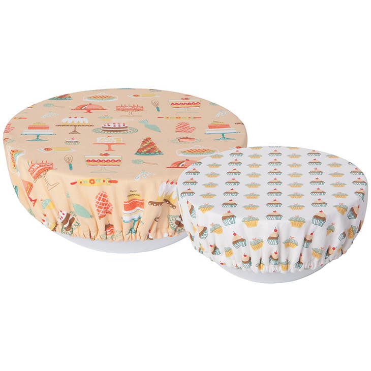 Bowl Cover Set of 2 - Cake Walk