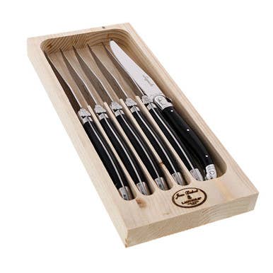 Jean Dubost Steak Knives - Black