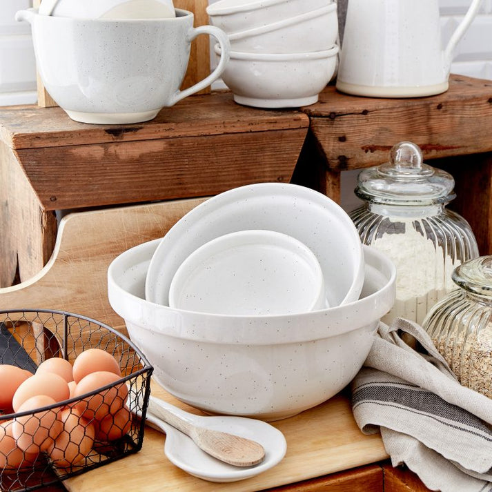 Fattoria Mixing Bowl Set - White