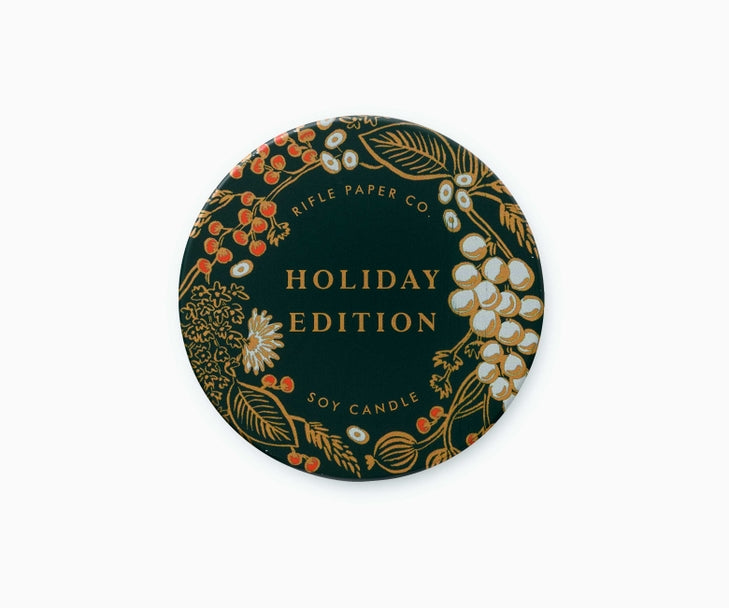 Rifle Paper Co Tin Candle - Holiday Edition
