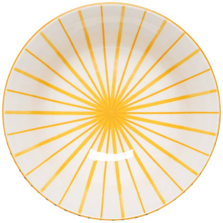 Stamped Serving Bowl - Sunburst