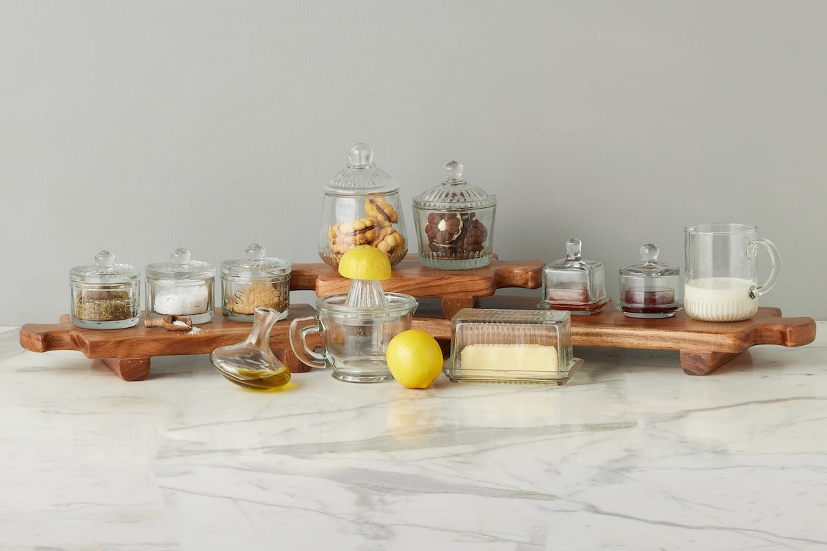 Bistro Glass Spice Cellar with Scoop