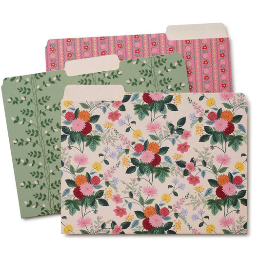 Rifle Paper Co File Folder Set - Dahlia