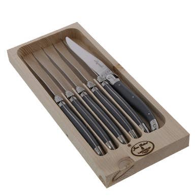 Jean Dubost Steak Knives - Grey