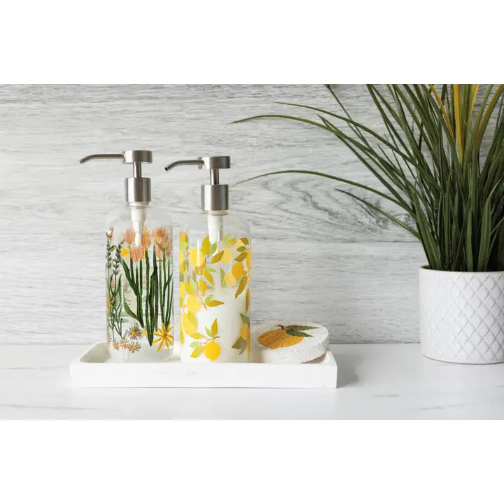 Glass Soap Pump - Bees & Blooms