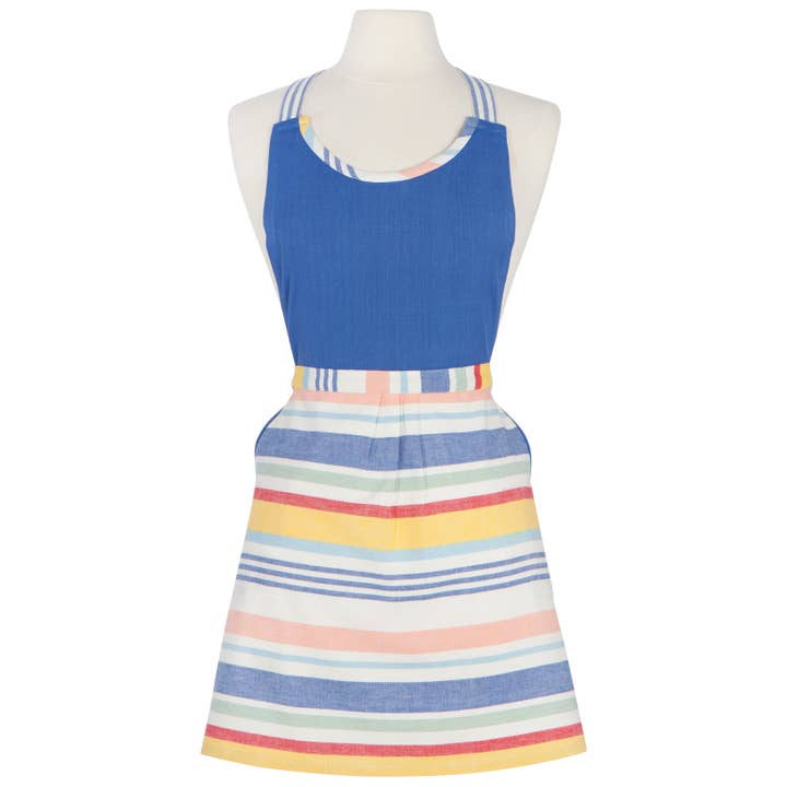 Petite Apron - Taffy Stripe
