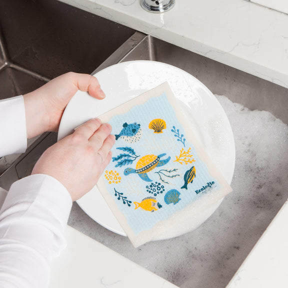 Swedish Dishcloth - Under the Sea Light