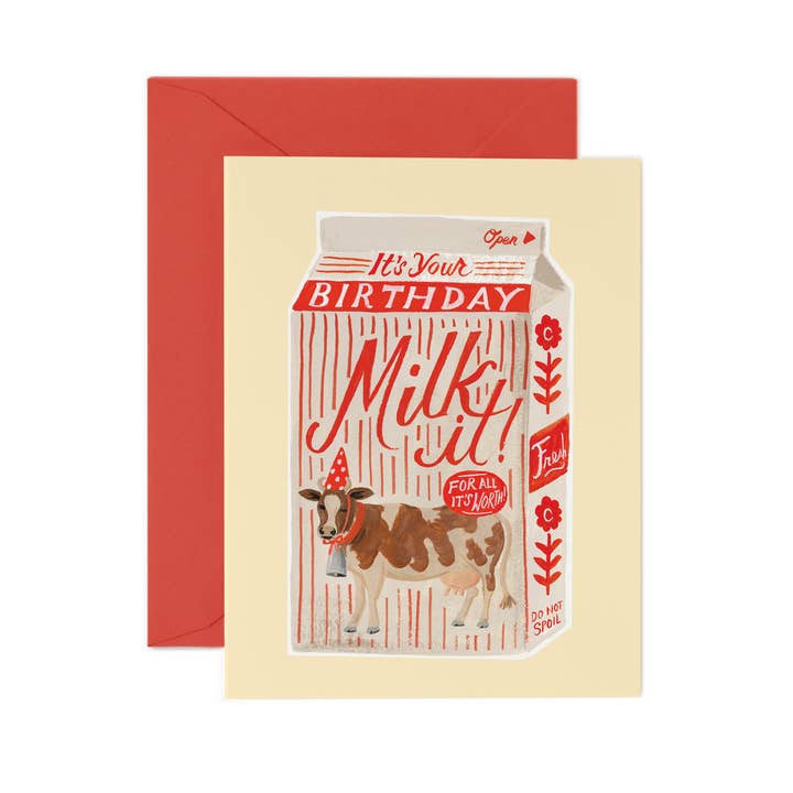 Rifle Paper Co Card - Milk It