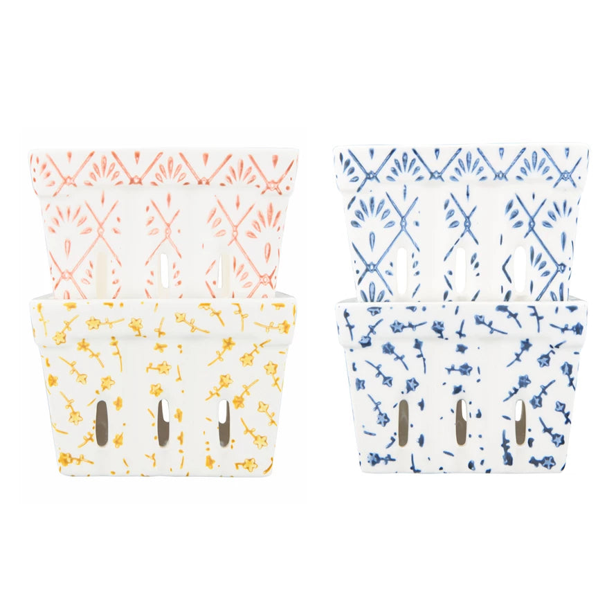 Tara Berry Basket - Floral
