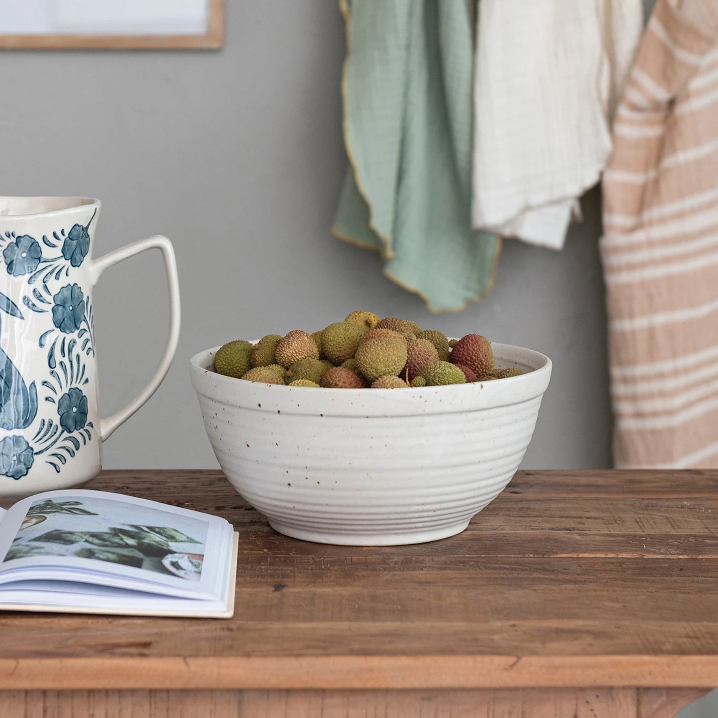 Speckled Stoneware Bowl - 2.5 Qt.