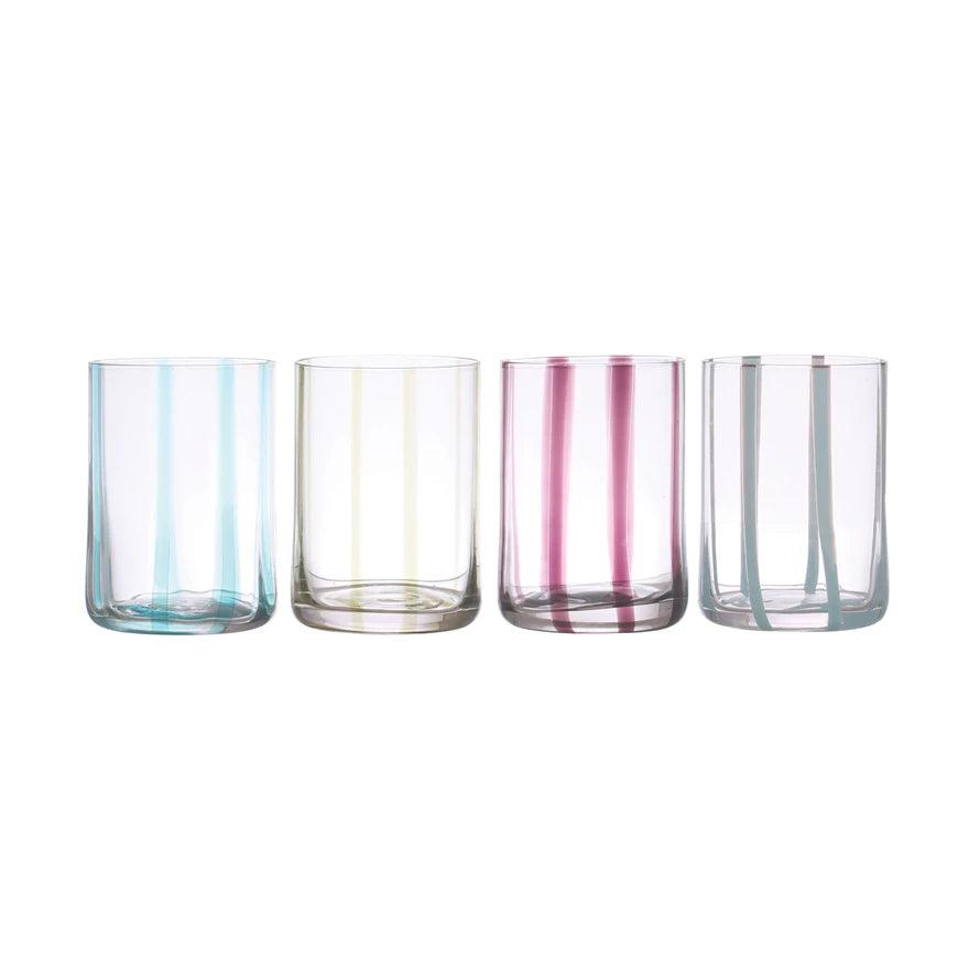 Drinking Glass - Stripes