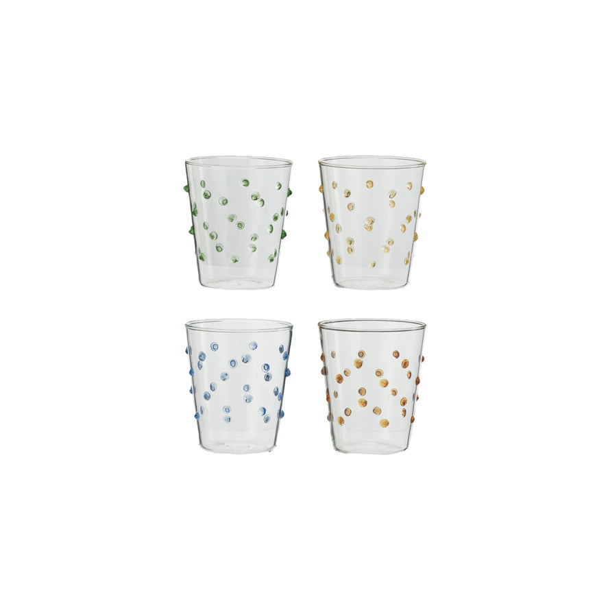 Drinking Glass - Raised Dots