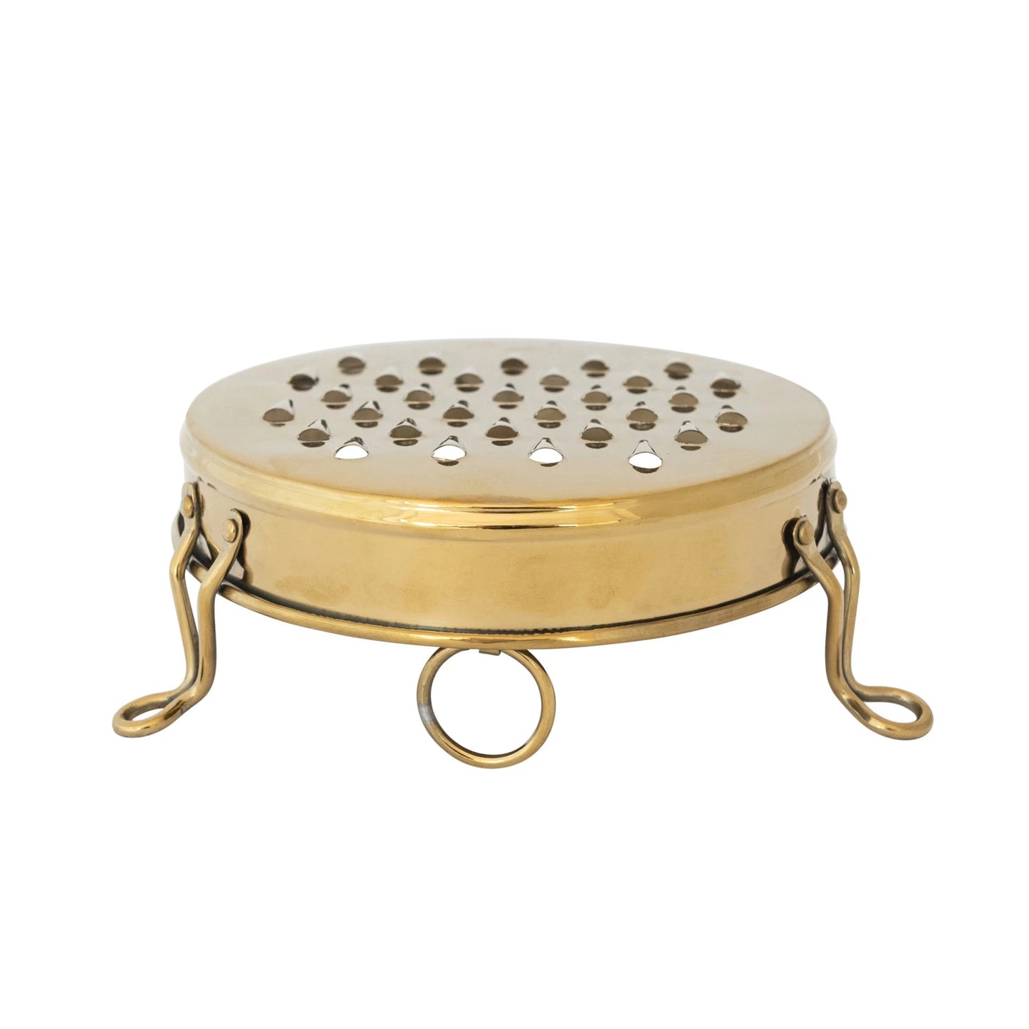 Stainless Steel Footed Grater - Gold