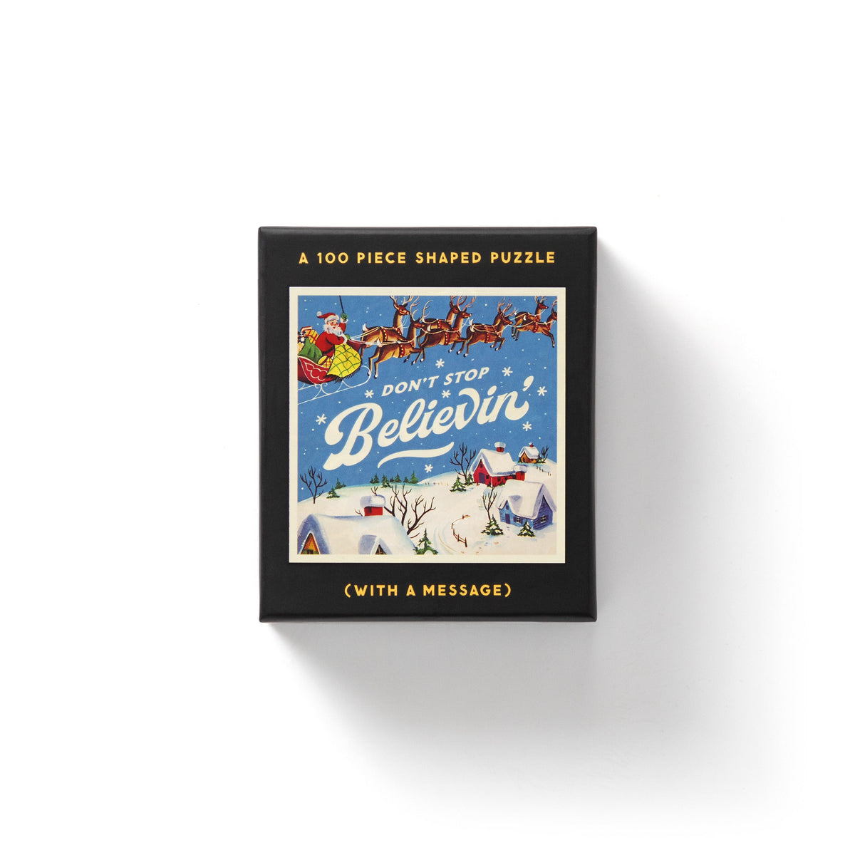Don't Stop Believin' Mini Shaped Puzzle