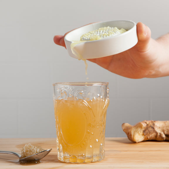 Ginger Grater - Matte White