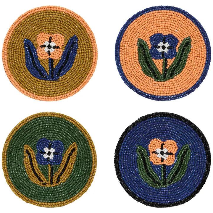 Teppi Beaded Coaster Set