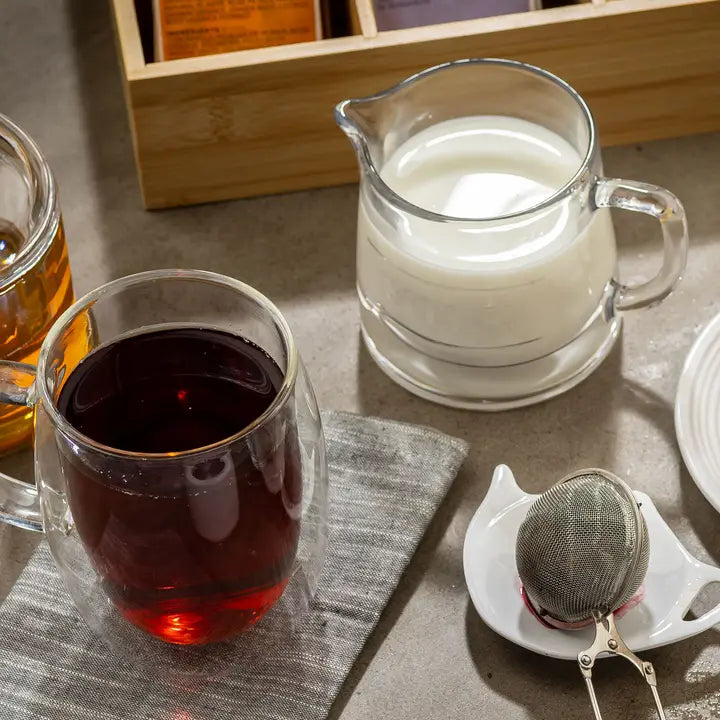 Glass Milk Pitcher